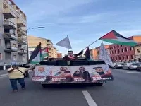 همبستگی با غزه در میلان ایتالیا